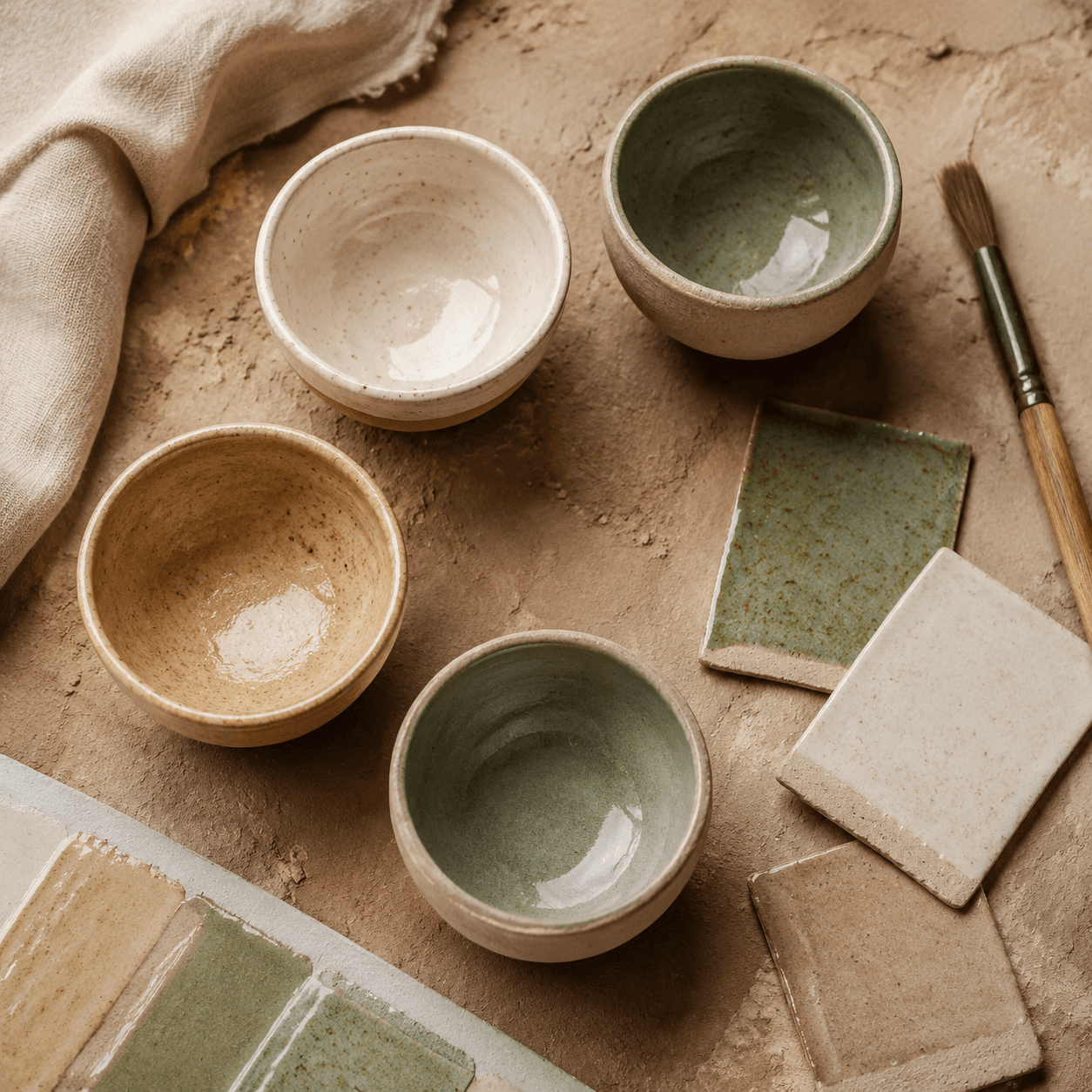 Soft Bowl Palette ceramic surface moodboard